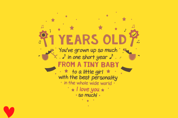 1st Birthday Daughter Embroidery Review