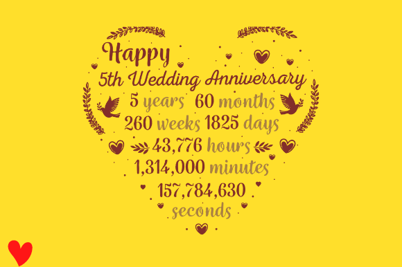 5th Wedding Anniversary Gift For Her