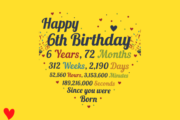 6th Birthday Embroidery Design Review