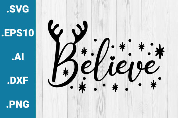 Christmas SVG Believe Cricut Quote Review