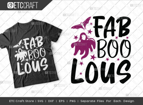 Fab Boo Lous SVG Cut File Ghost Svg