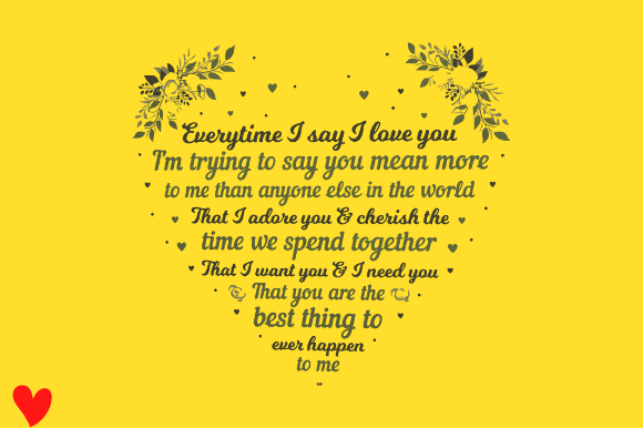 I LOVE YOU PLAQUE HEART SPECIAL GIFT Embroidery Review