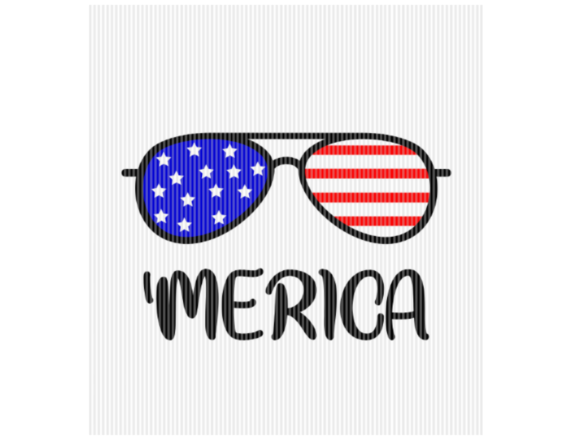 Merica Fourth of July Patriotic Graphic Review