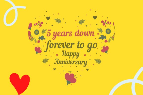 Review: FUNNY 5TH WEDDING ANNIVERSARY GIFT Design