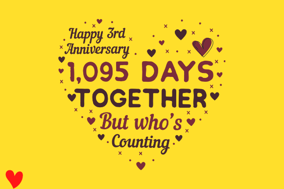 Reviewing CELEBRATE 3RD WEDDING ANNIVERSARY