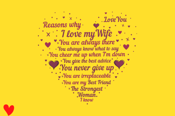 Reviewing REASONS WHY I LOVE YOU WIFE POD PNG EPS