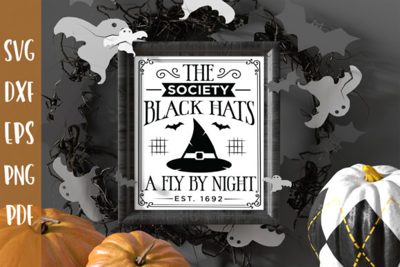 The Society Black Hats Halloween SVG Review